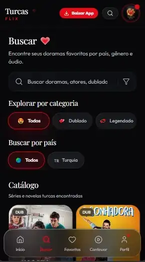 Tela Busca inteligente do app NetiDizis