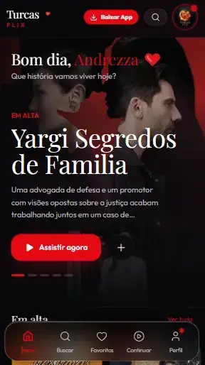 Tela Tela inicial do app NetiDizis